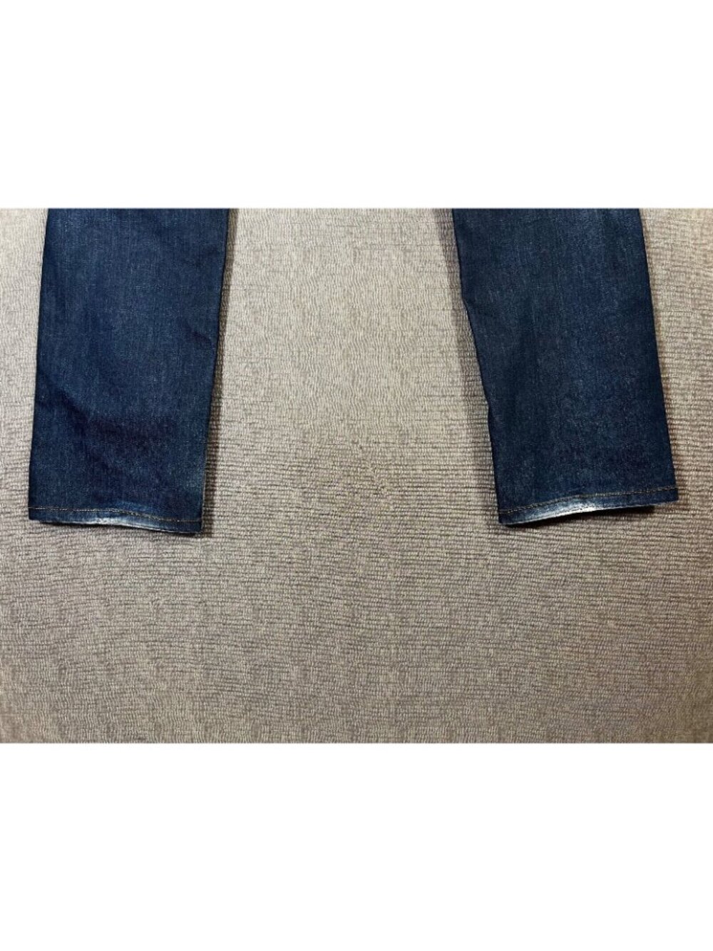 Hudson Mens Bryon Jean Blue 33x29 Button Fly Straight Leg Whiskered Distressed - Picture 5 of 11